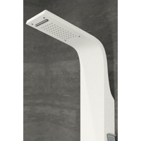 Alegre || White zuhanypanel, rozsdamentes acél
